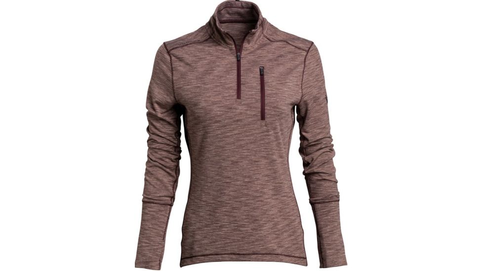 Vortex Scout-About Quarter Zip - Womens, Peppercorn, Large, 120-14-PEPL