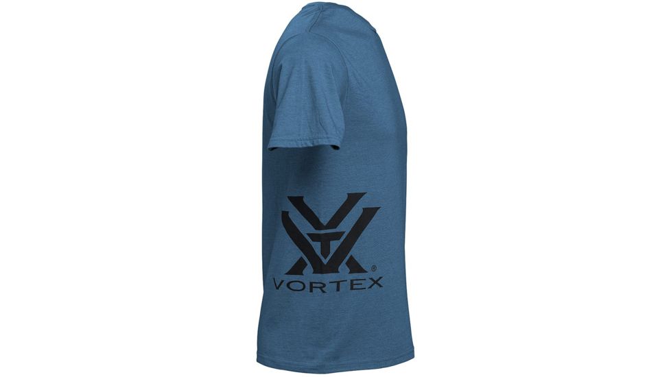 Vortex Side Hustle Logo Short Sleeve T-Shir t- Mens, Royal Heather, Medium, 119050-ROH-M