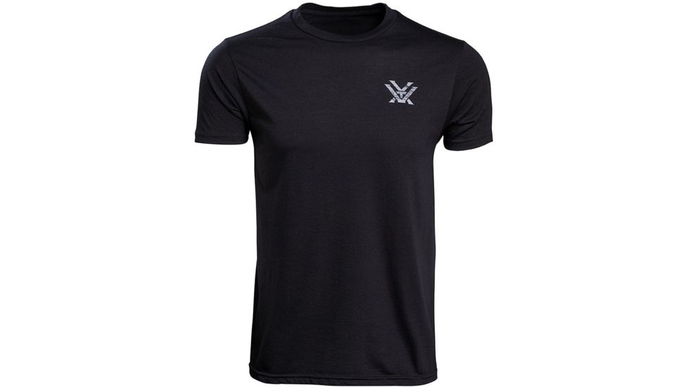 Vortex The Eagle Has Landed Logo Short Sleeve T-Shirt - Mens, Black, Large, 120-29-BLKL
