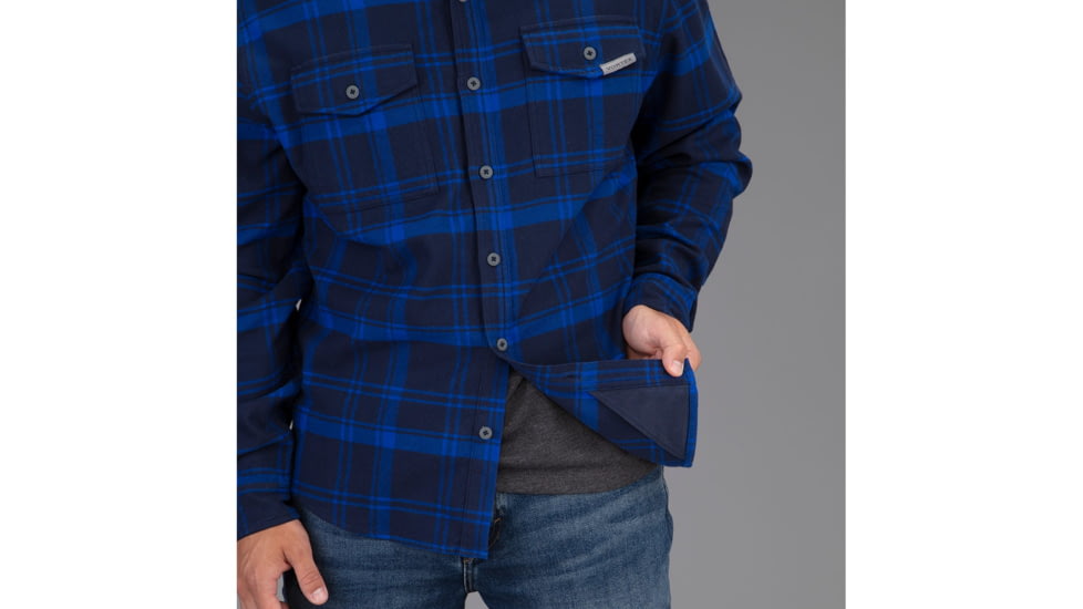 Vortex Timber Rush Flannel - Mens, Blue Jay, Extra Large, 220-14-BLJXL