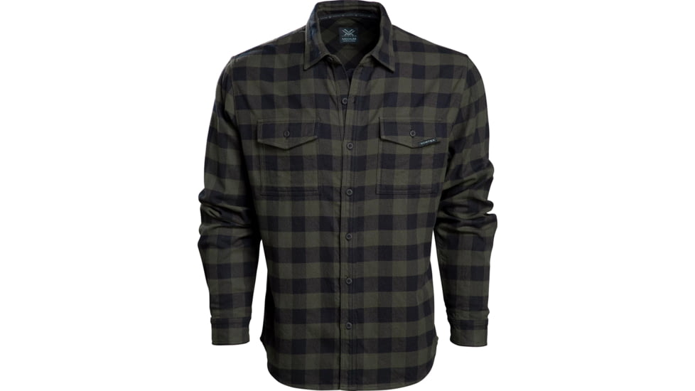 Vortex Timber Rush Flannel - Mens, Forest, 3X, 220-14-FOR3X