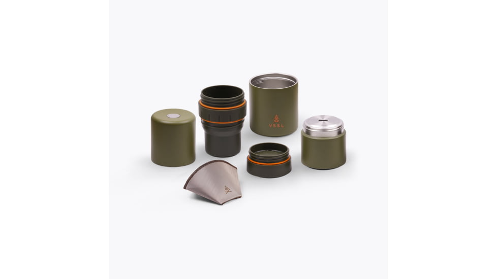 VSSL Nest Pour-Over Coffee Kit, Deep Moss, B144301-000
