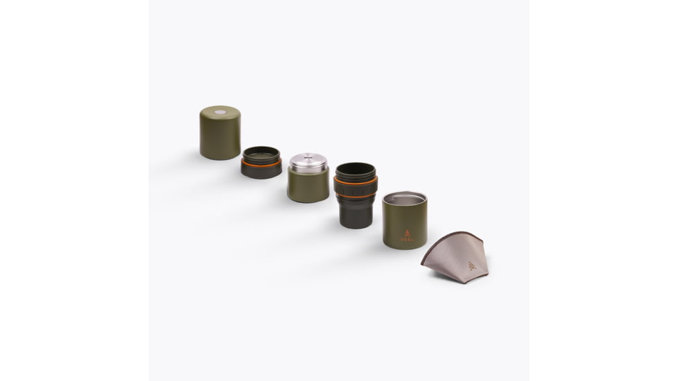 VSSL Nest Pour-Over Coffee Kit, Deep Moss, B144301-000