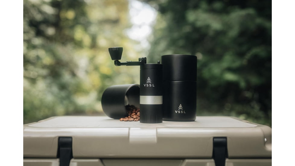 VSSL Nest Pour-Over Coffee Kit w/Java G25 Grinder Gift Set, Black, B145000-000