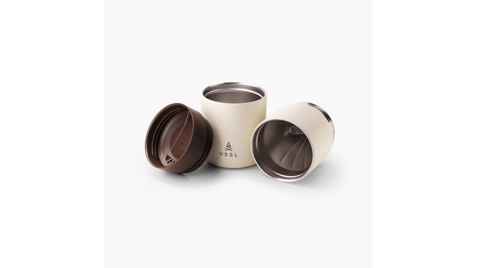 VSSL Nest Pour-Over Set, Cream/Coffee, B143251-000