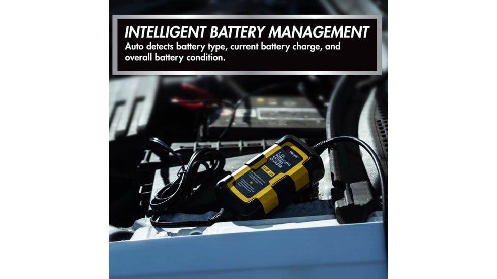 Wagan 1.5-Amp Intelligent Battery Charger, 7402