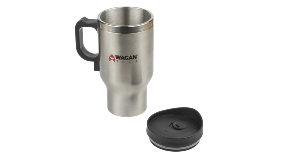 Wagan 12V Deluxe Heated Mug, Gray, One Size, EL6100