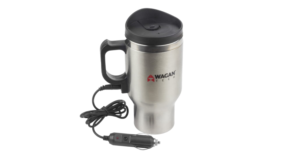 Wagan 12V Deluxe Heated Mug, Gray, One Size, EL6100