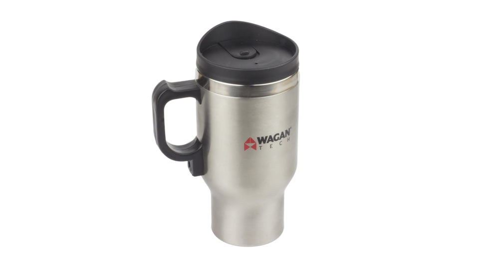 Wagan 12V Deluxe Heated Mug, Gray, One Size, EL6100