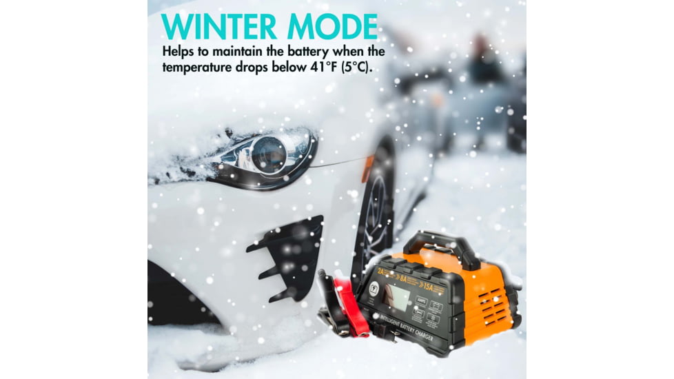 Wagan 15-Amp 6-Stage Intelligent Battery Charger, 7407