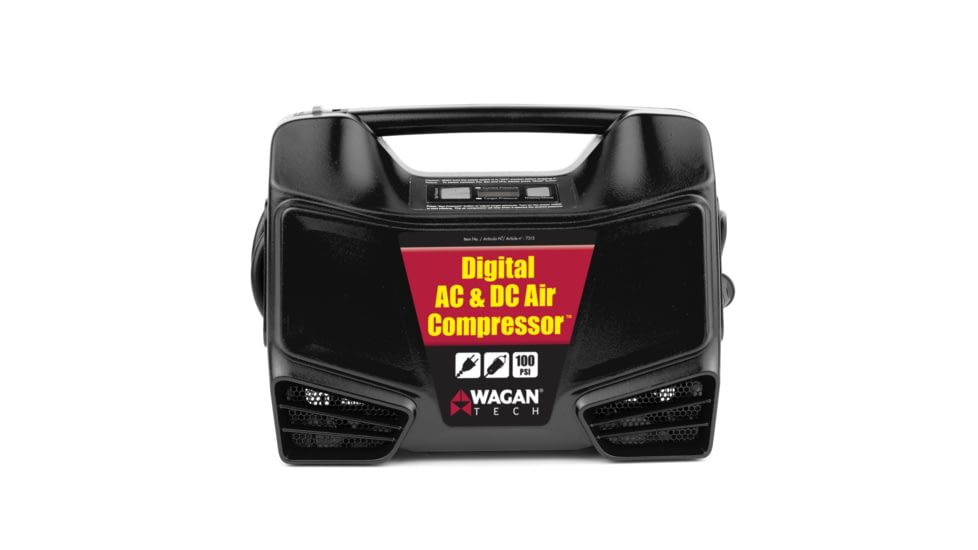 Wagan AC/DC Digital Air Compressor, Black, One Size, EL7315