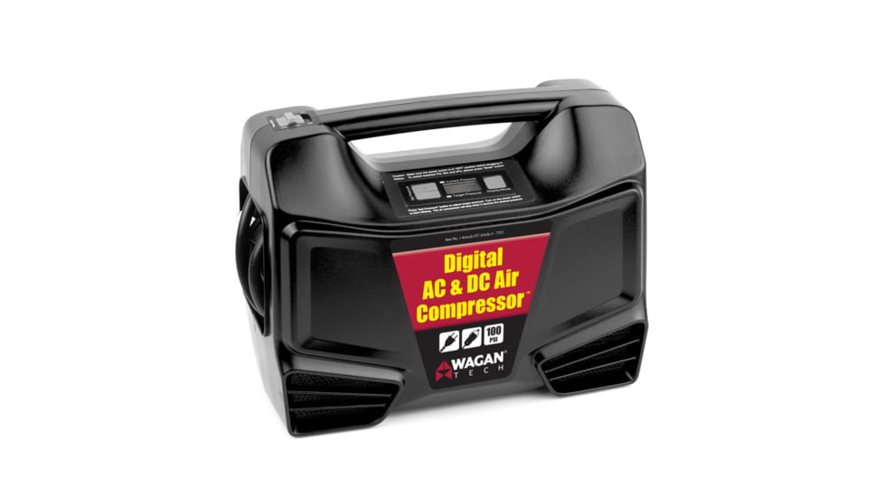 Wagan AC/DC Digital Air Compressor, Black, One Size, EL7315