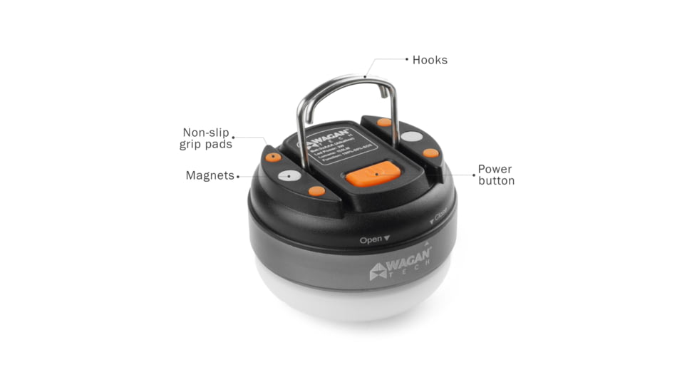 Wagan Brite-Nite Dome Lantern, Orange, One Size, EL4301