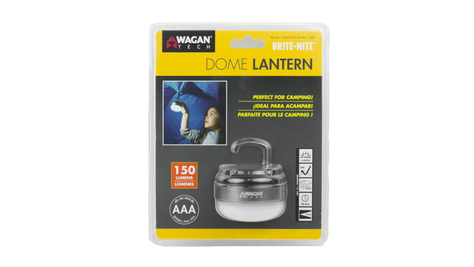 Wagan Brite-Nite Dome Lantern, Orange, One Size, EL4301