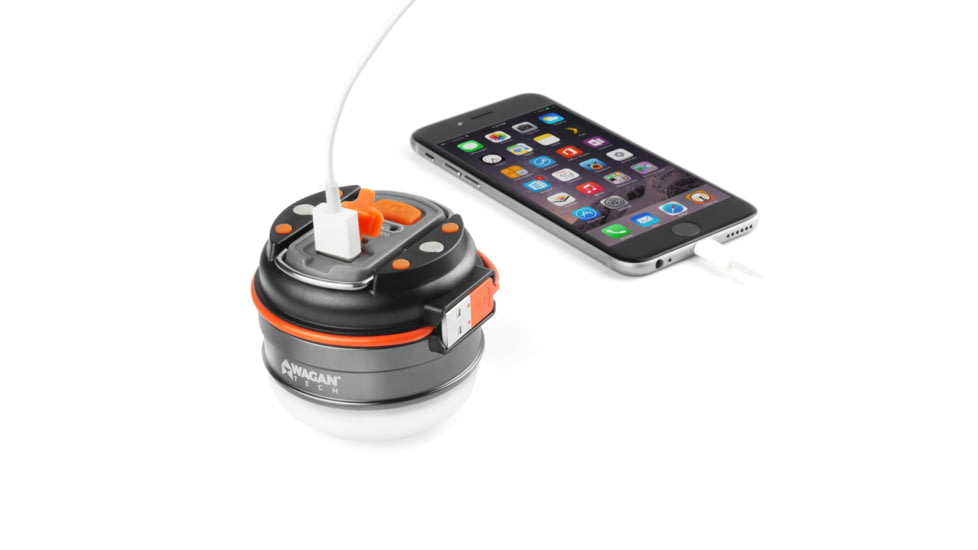 Wagan Brite-Nite Duo USB Lantern, Orange, One Size, EL4305