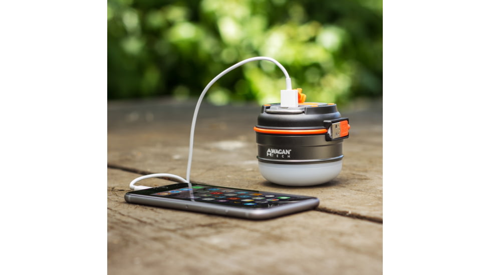 Wagan Brite-Nite Duo USB Lantern, Orange, One Size, EL4305