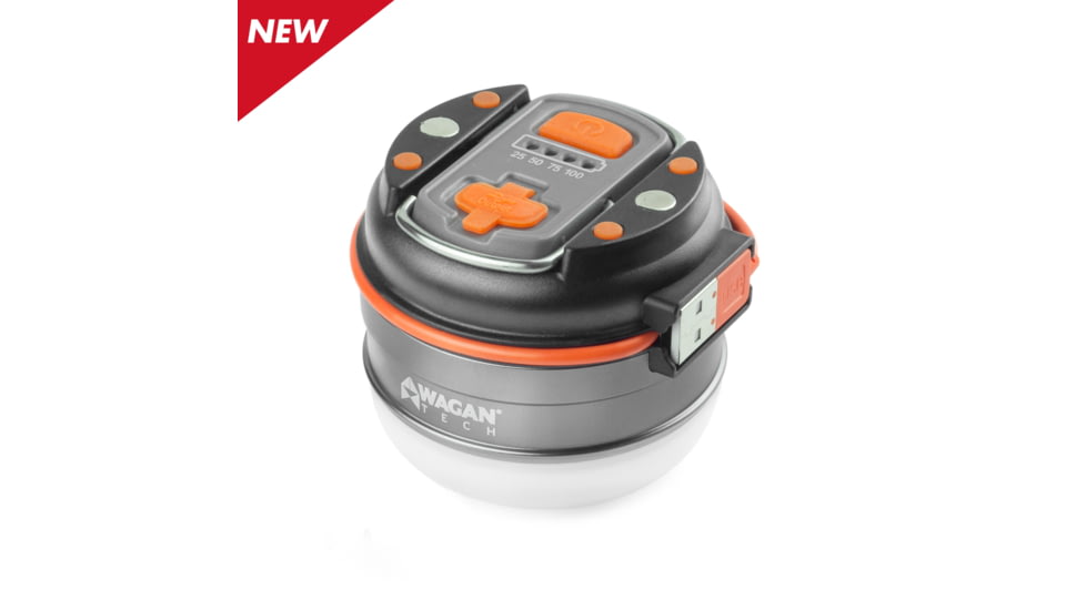 Wagan Brite-Nite Duo USB Lantern, Orange, One Size, EL4305