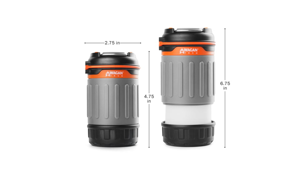 Wagan Brite-Nite Pop-Up USB Lantern, Orange, One Size, EL4304