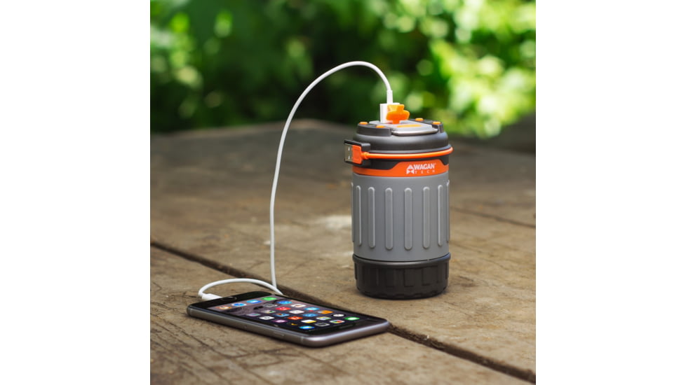 Wagan Brite-Nite Pop-Up USB Lantern, Orange, One Size, EL4304