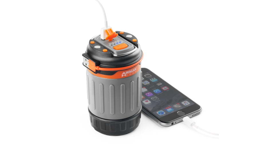 Wagan Brite-Nite Pop-Up USB Lantern, Orange, One Size, EL4304