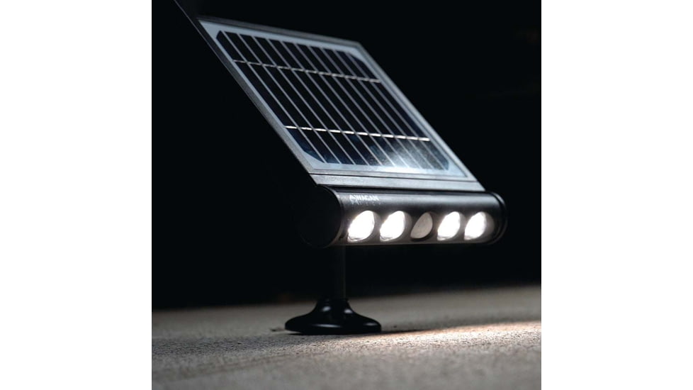 Wagan In Out Detachable Solar Wall Light, Black, One Size, EL8567