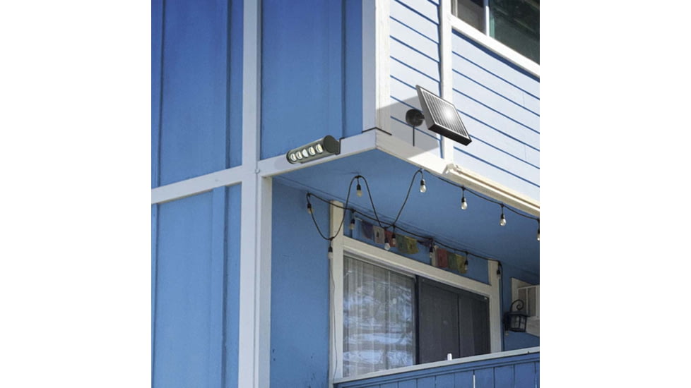 Wagan In Out Detachable Solar Wall Light, Black, One Size, EL8567