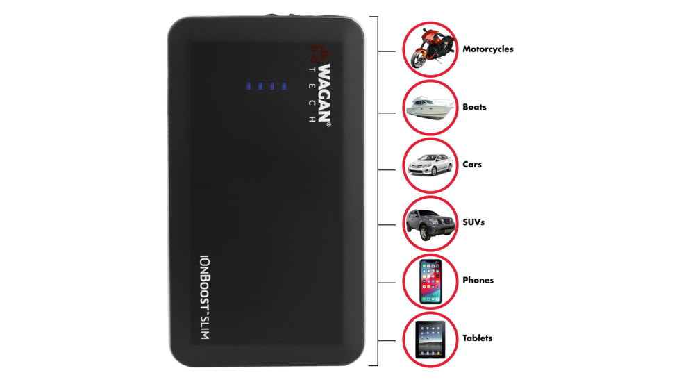 Wagan iOnBoost Slim, Black, One Size, EL7504