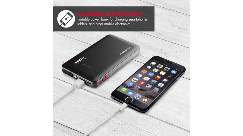 Wagan iOnBoost Slim, Black, One Size, EL7504