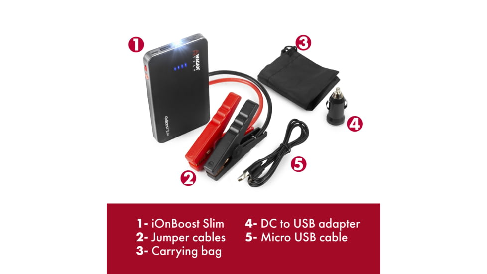 Wagan iOnBoost Slim, Black, One Size, EL7504