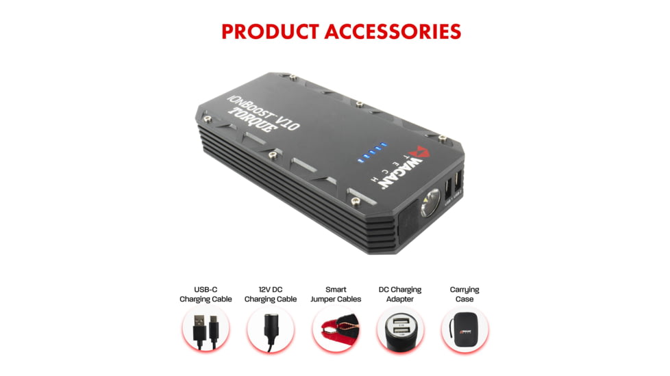 Wagan iOnBoost V10 Torque, Gray, One Size, EL7507