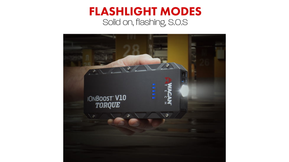 Wagan iOnBoost V10 Torque, Gray, One Size, EL7507