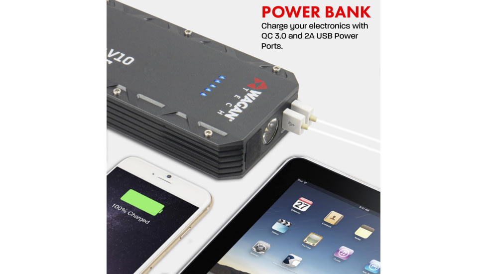 Wagan iOnBoost V10 Torque, Gray, One Size, EL7507