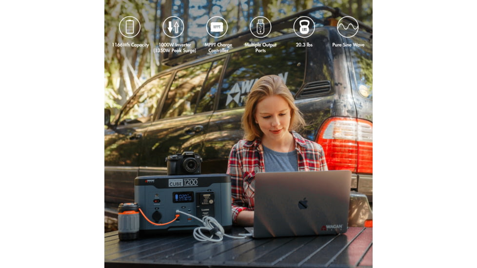 Wagan Lithium Cube 1200, Gray, One Size, EL8836