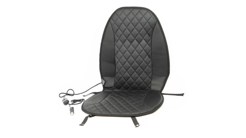 Wagan Luxury Heated Seat Cushion, Black, One Size, IN9432