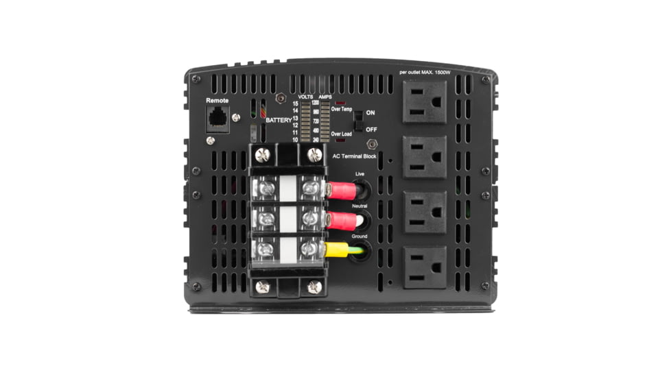 Wagan ProLine 10000W Inverter &amp; Remote, Black, One Size, EL3748