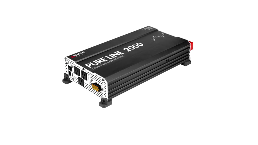 Wagan Pure Line 2000W Pure Sine Inverter, ETL, Black, One Size, EL3808