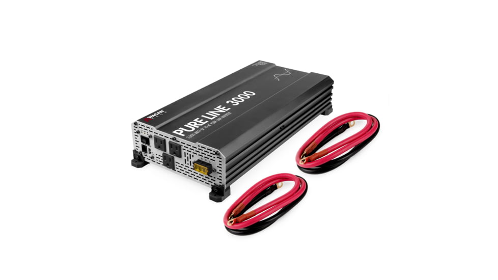 Wagan Pure Line 3000W Pure Sine Inverter, ETL, Black, One Size, EL3810