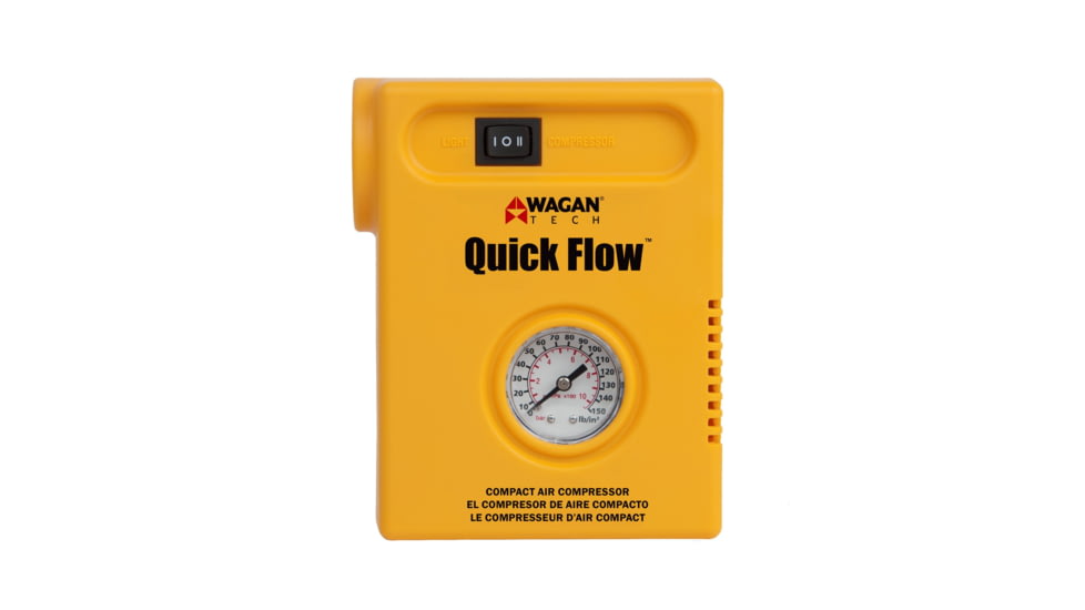 Wagan Quick Flow Compact Air Compressor, Yellow, One Size, EL2020