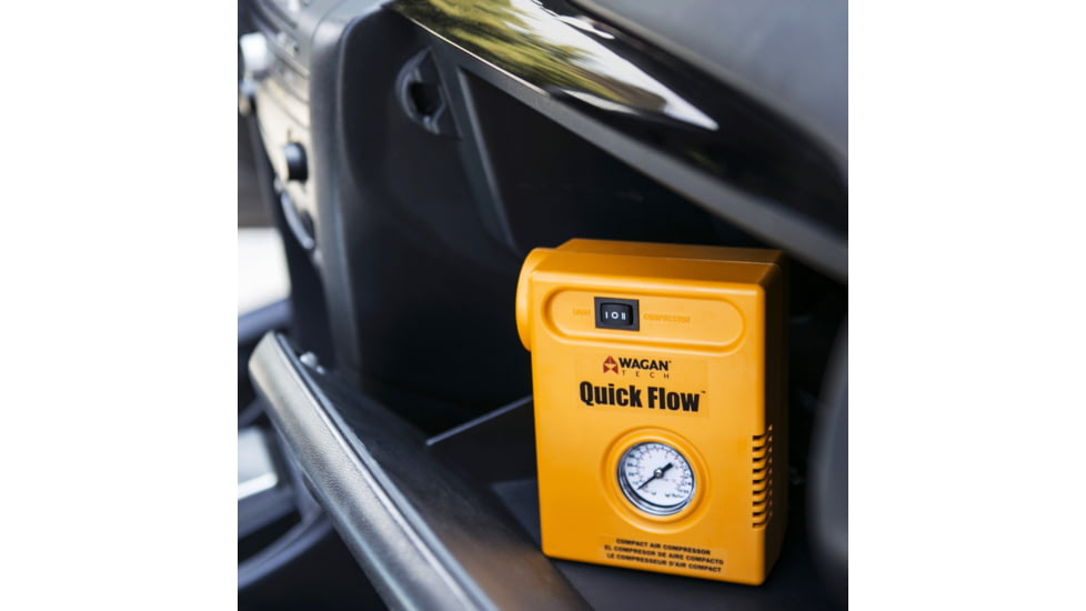Wagan Quick Flow Compact Air Compressor, Yellow, One Size, EL2020