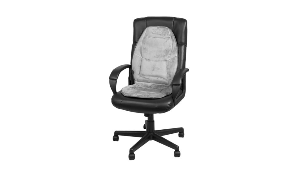 Wagan Soft Velour Heated Seat Cushion, Gray, One Size, IN9738-2