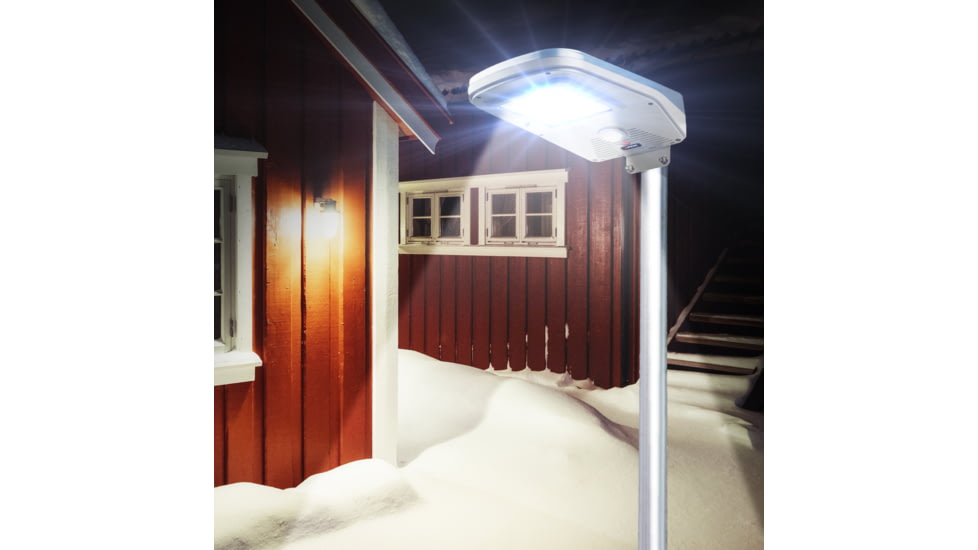 Wagan Solar &amp; LED Floodlight 2000 w/Remote, Gray, One Size, EL8590