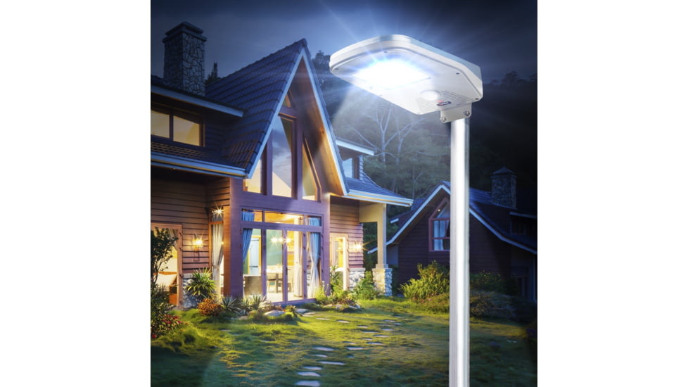 Wagan Solar &amp; LED Floodlight 2000 w/Remote, Gray, One Size, EL8590