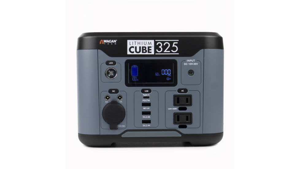 Wagan Tech 325 Lithium Cube, Black, One Size, EL8832