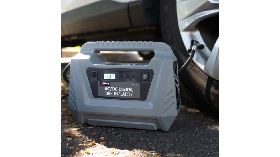 Wagan Tech AC/DC Digital Tire Inflator, Gray, One Size, EL7316