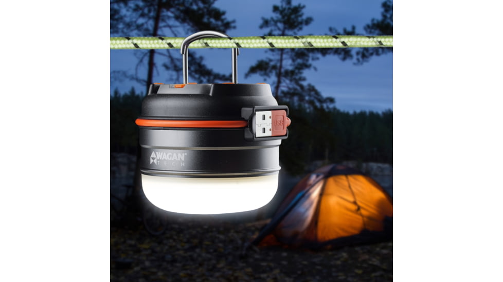 Wagan Tech Brite-Nite Dome USB Lantern, Amber, One Size, EL4302