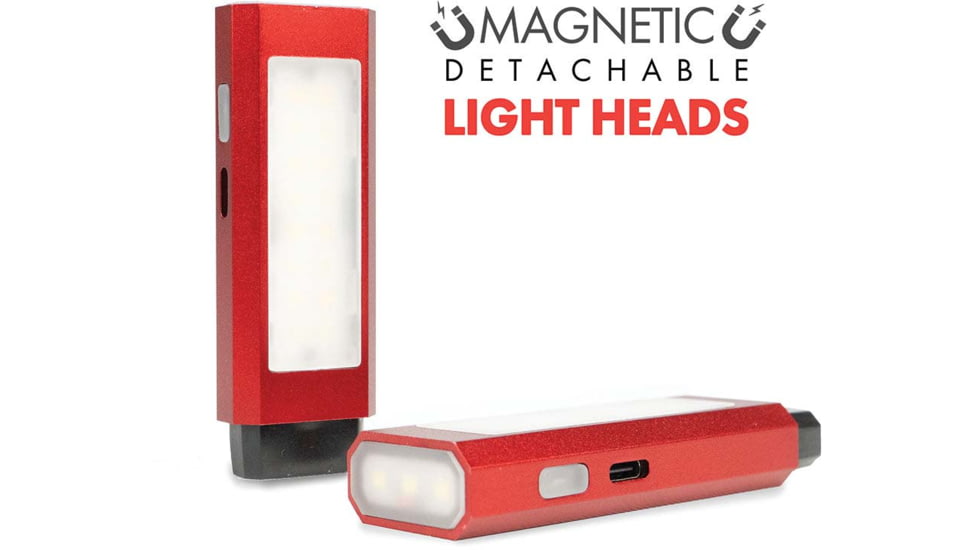 Wagan Tech Flexxlite LED Flashlight, Lithium-Ion, 200 Lumens, Red, One Size, EL4307