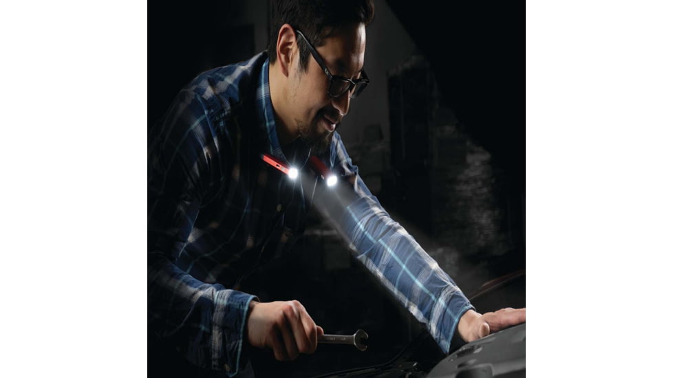 Wagan Tech Flexxlite LED Flashlight, Lithium-Ion, 200 Lumens, Red, One Size, EL4307
