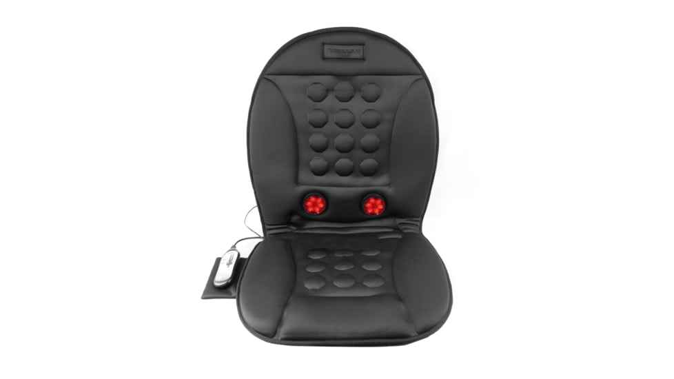 Wagan Tech Infra-Heat Massage Magnetic Cushion, Black, One Size, IN9989