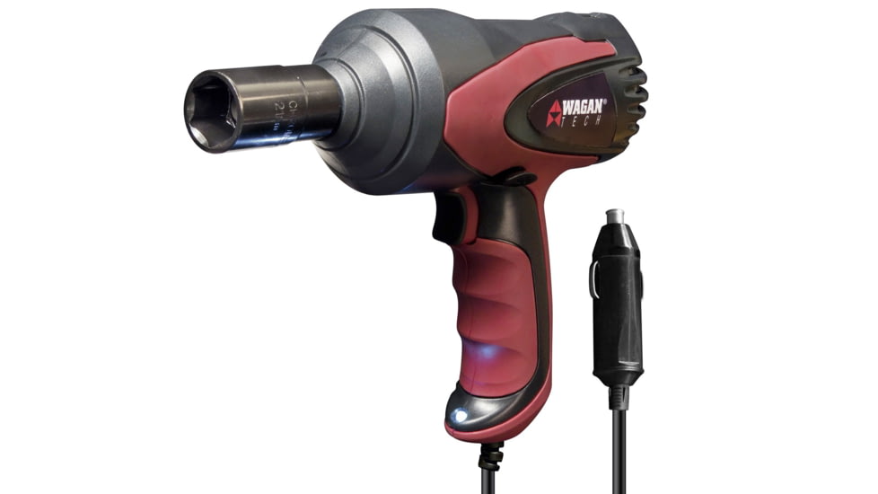 Wagan Tech Mighty Impact Wrench, 12V, Red, One Size, EL2257