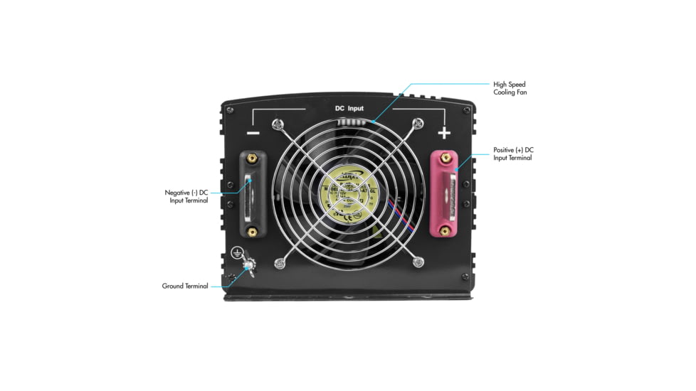 Wagan Tech Proline Inverter 8000W + Remote, Black, One Size, EL3746
